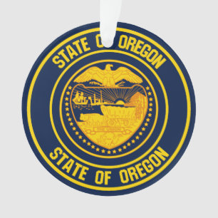 Emblème rond de l'Oregon