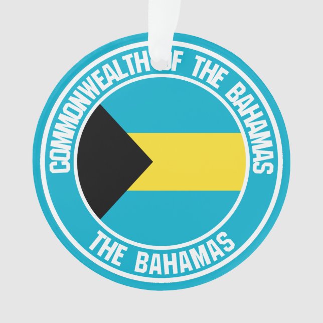 Emblème rond des Bahamas (devant)