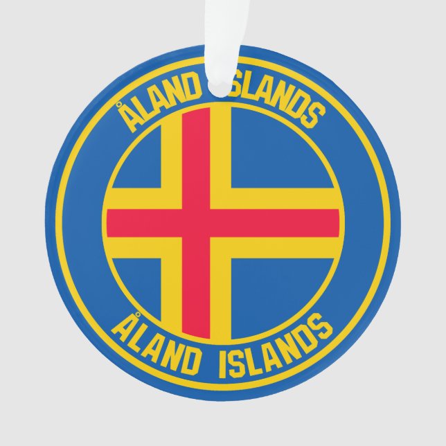 Emblème rond des îles Åland (devant)