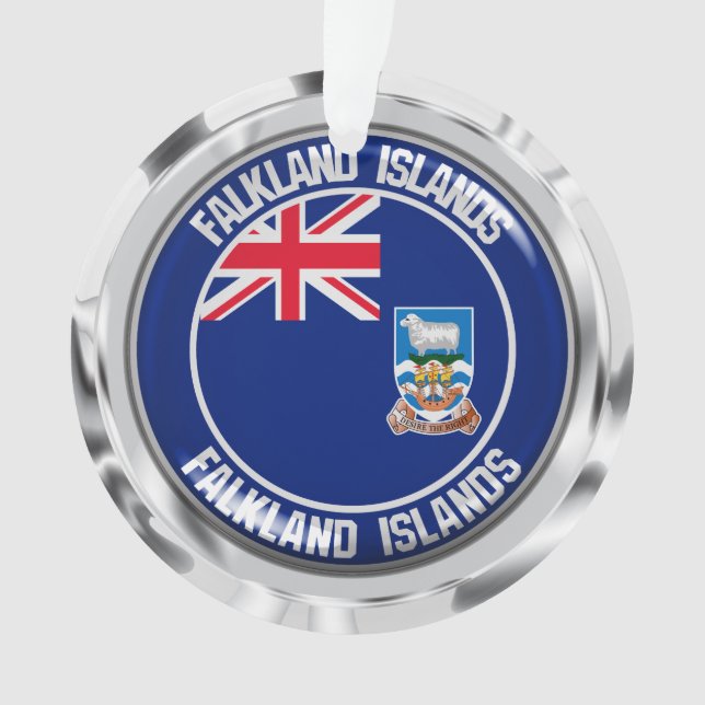Emblème rond des îles Falkland (devant)