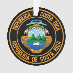 Emblème rond du Costa Rica