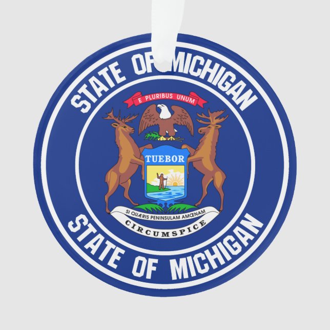 Emblème rond du Michigan (devant)