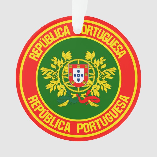 Emblème rond du Portugal (devant)