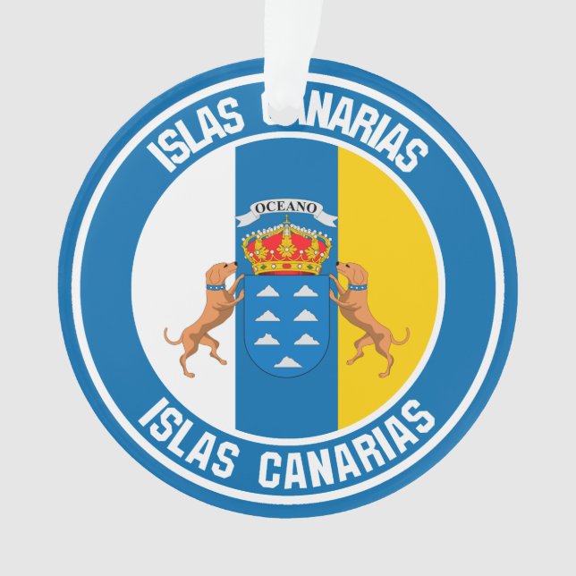 Emblème rond Islas Canarias (devant)