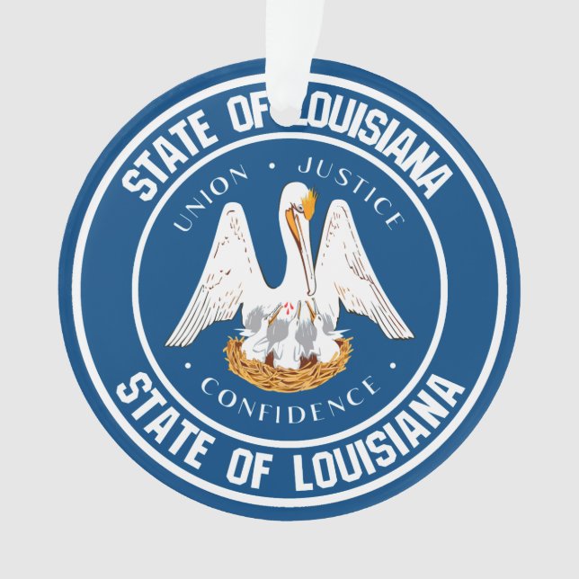 Emblème rond Louisiane (devant)