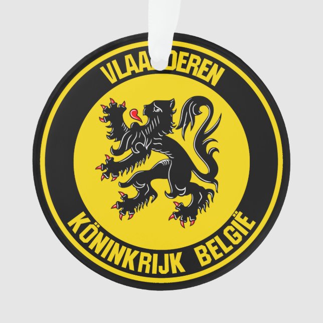 Emblème rond Vlaanderen (devant)