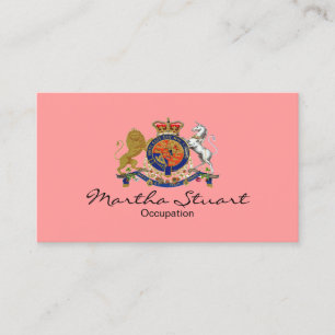 Emblème royal ~ Carte de visite / Unisex