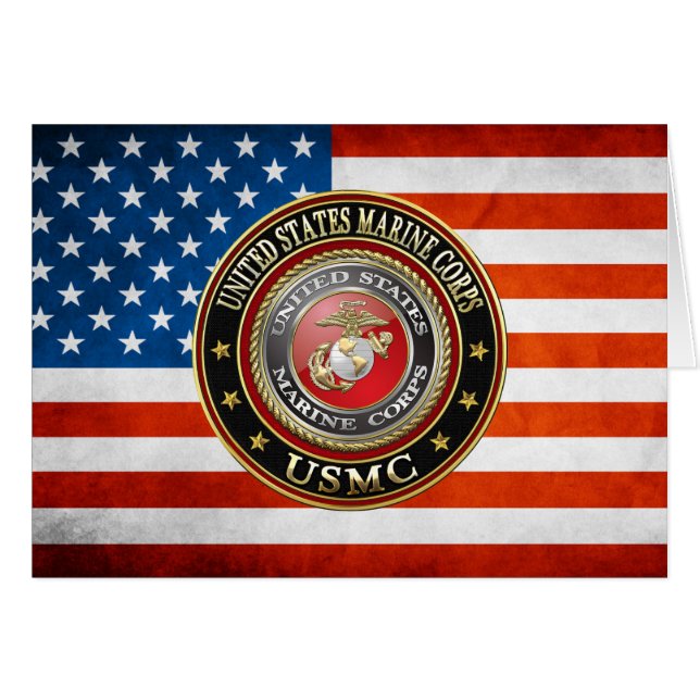 Emblème USMC [Edition spéciale] [3D] (Devant horizontal)