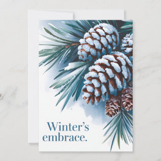 Embrace d'hiver - Carte de Noël