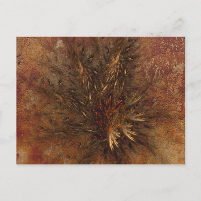 Embracer la nature carte postale fragile (Devant)