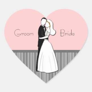 Embracer les stickers de mariage couple