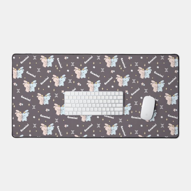 Embrasage Twin Bunnies - Gemini Zodiac Constellati (Clavier et souris)