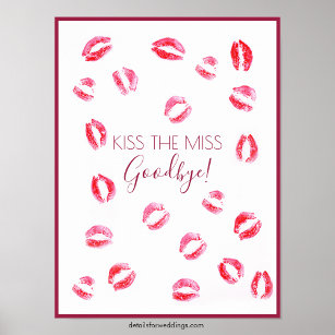 Embrasse le jeu de Miss   Poster sur papier