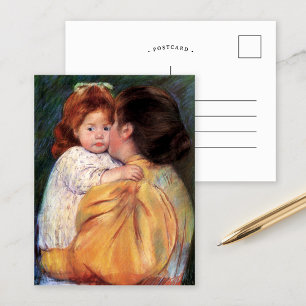 Embrasse maternelle Carte postale Mary Cassatt