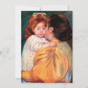 Embrasse maternelle   Mary Cassatt Card