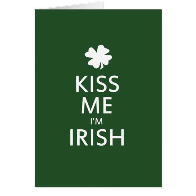 Embrasse-moi Im Irish (Devant)