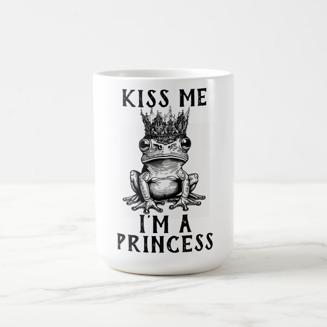 Embrasse-moi Je suis une princesse de café Mug (Centre)