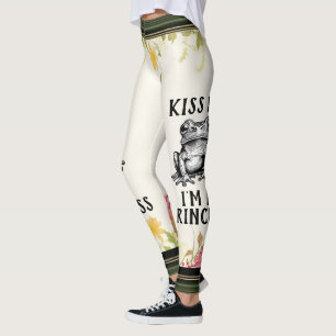 Embrasse-moi Je suis une princesse Leggings