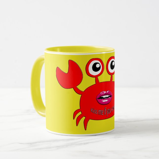 Embrasse-moi si tu peux Mug (Devant gauche)