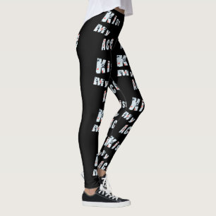 Embrasse Mon As, Dames Black Poker Logo Leggings