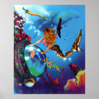 Embrasse pour un poster marin