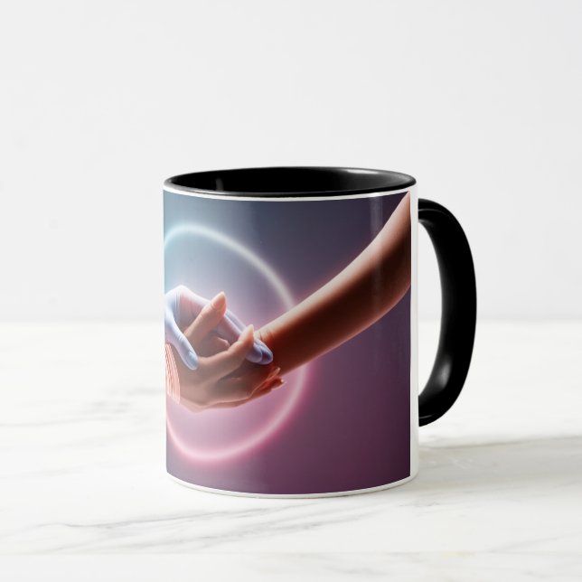 Embrasser la sérénité : Mug "Les mains de la guéri (Devant droit)