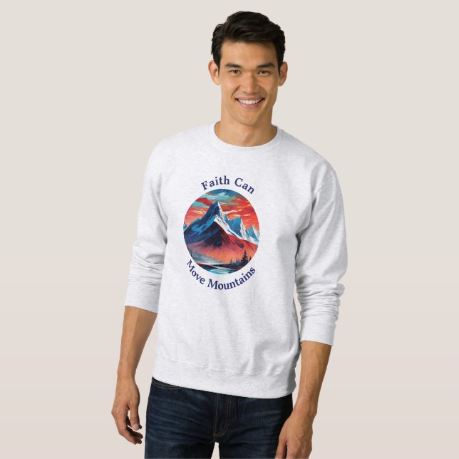 Embrasser le pouvoir de la foi Sweatshirt (Devant entier)