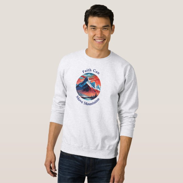 Embrasser le pouvoir de la foi Sweatshirt (Devant entier)