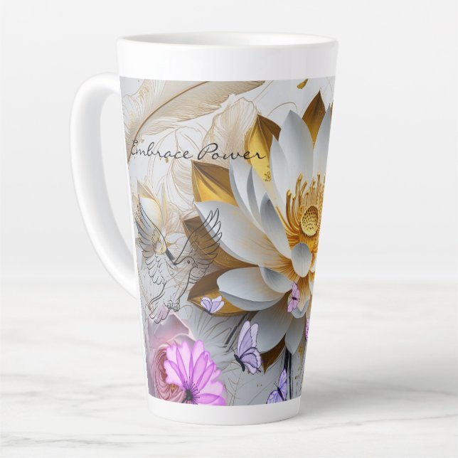 Embrasser le pouvoir - Mug Latte (Angle gauche)