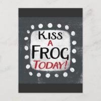 Embrasser Une Grenouille Aujourd'Hui Carte Postale