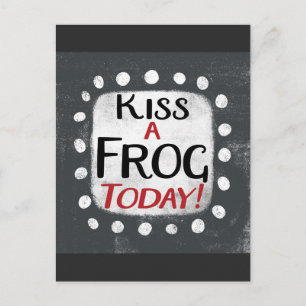 Embrasser Une Grenouille Aujourd'Hui Carte Postale