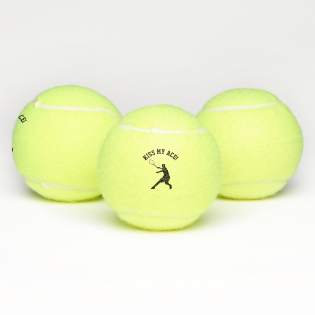 Embrassez mes balles de tennis faites sur commande (Multiple)