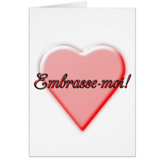 Embrassez-moi carte