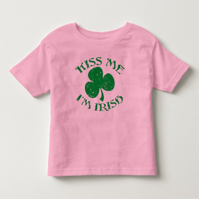 Embrassez-moi le t-shirt irlandais Im (Devant)