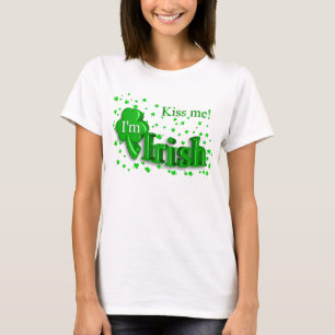 Embrassez-moi que je suis T-shirt de jour de dames