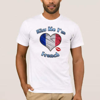 Embrassez-moi que je suis T-shirt français de