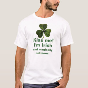 Embrassez-moi que je suis T-shirt irlandais et