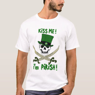 Embrassez-moi T-shirt du jour de St Patrick de