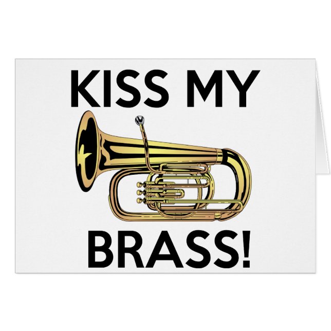 Embrassez mon laiton, tuba (Devant horizontal)