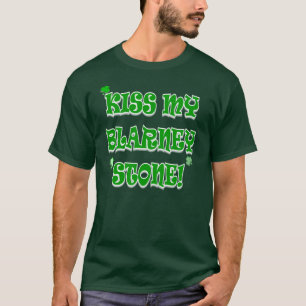 Embrassez mon T-shirts d'Irlandais de pierre de