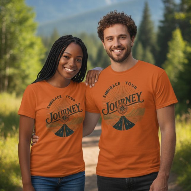 "Embrassez votre T-shirt Aventure Voyage" (Créateur téléchargé)