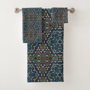 Embrayage sans fil ethno-boho tribal ornemental t