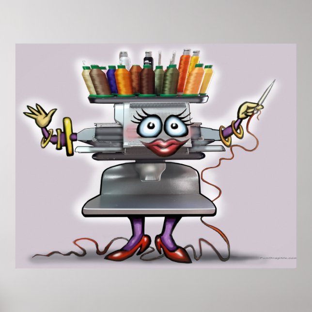 Embroidery Poster (Devant)