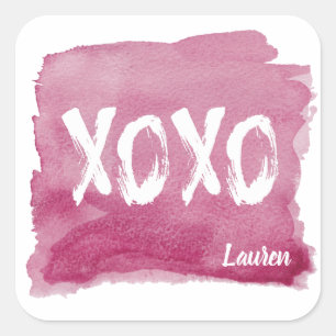 Embrous et baisers   Autocollant personnalisé