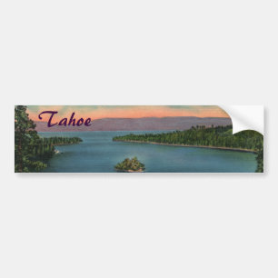 Emerald Bay - Sticker pour pare-chocs du lac Tahoe
