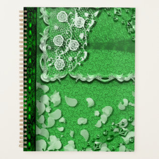 Emerald Dreams Trompe L'oeil Junk Journal Style