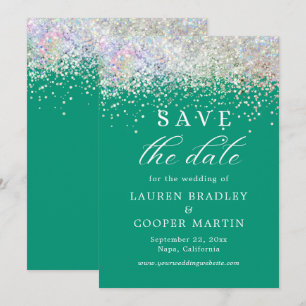 Emerald Green Luxury Parties scintillant Mariage E