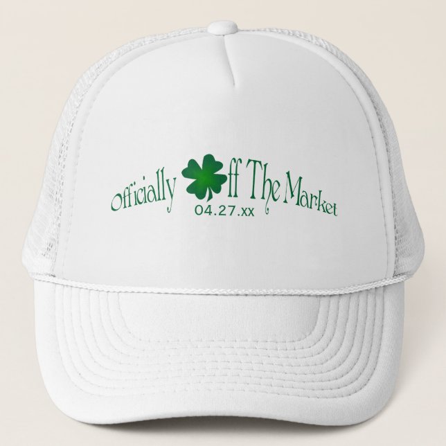 Emerald Green, Shamrock blanc du Casquette du marc (Devant)