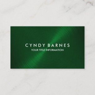 Emerald Green Sheen Carte de visite