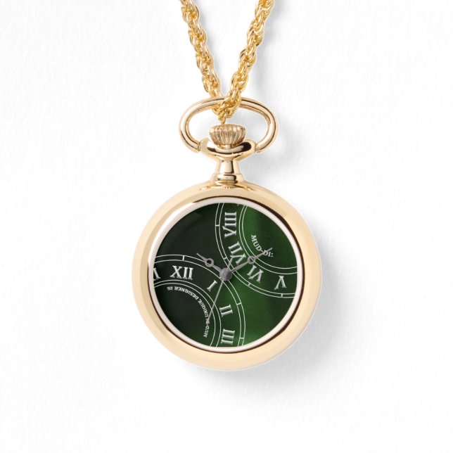 Emerald Peek RN Gold Watch Collier (Recto)